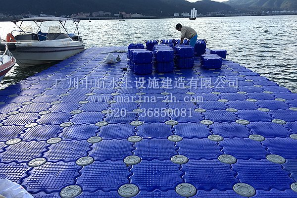 水上浮筒 水上浮動平臺 水上工程 廣州中航水上設(shè)施建造有限公司