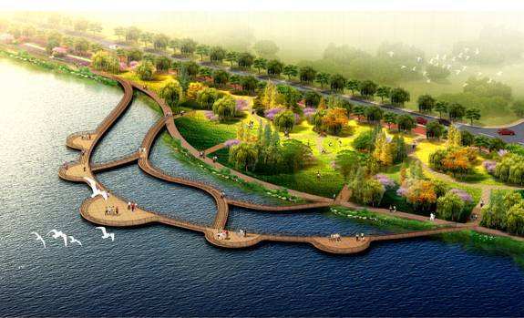 親水平臺 水上平臺 景觀平臺 廣州中航水上設施建造有限公司